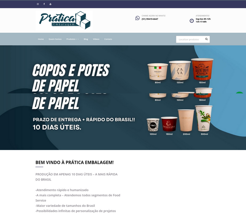 Prática Embalagem